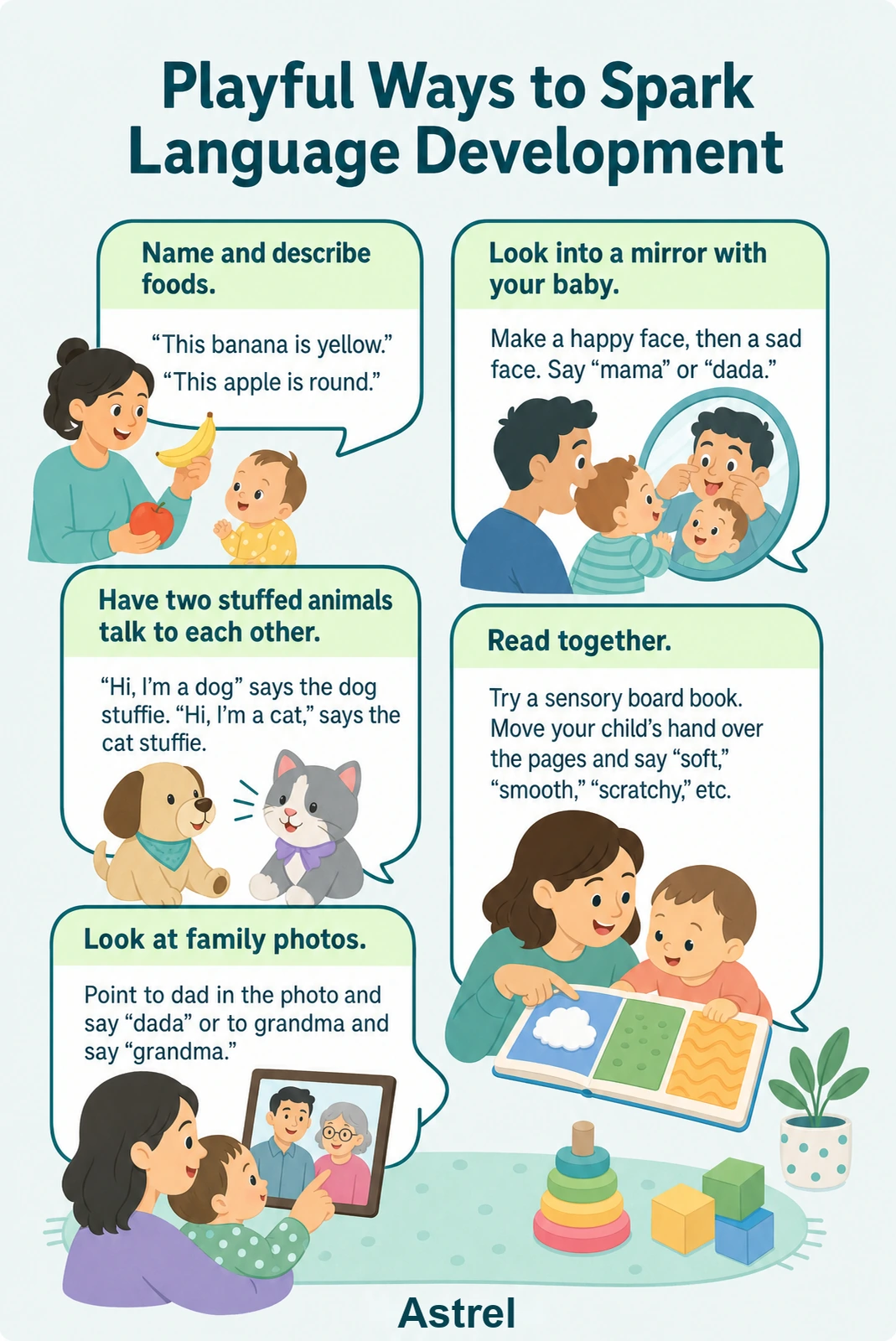Easy tips for promoting your child's language development
